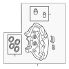 Disc Brake Caliper - Audi (4J3-615-423-K)