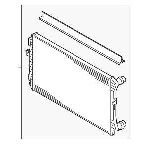 Radiator - Volkswagen (5Q0-121-251-ES)