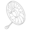 Fan & Motor - Audi (1K0-959-455-FR)