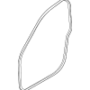Weather-Strip On Body - BMW (51-72-7-483-097)