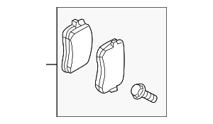 Brake Pads - Audi (4N0-698-451-D)
