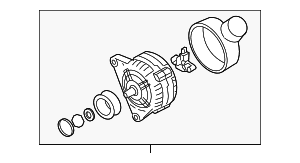 Alternator - Audi (028-903-029-GX)