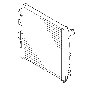 Radiator - Volkswagen (7P0-121-253-A)