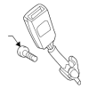 Seat Belt Receptacle - Mercedes-Benz (213-860-70-01-9051)