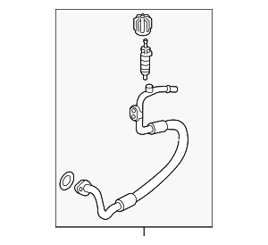 Suction Hose - Audi (8R0-260-707-S)