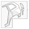 Quarter Panel - Audi (4M0-809-837)