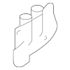 Seat Belt Mount - Audi (8F0-813-720)