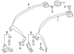 28245eaab41ad0eb329f753ee5fe0d00-4 Center Seat Belt - Mercedes-Benz (213-860-16-85-8U19)