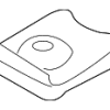 Radiator Support Splash Shield Nut - BMW (07-12-9-904-224)