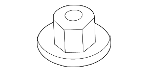 Automatic Transmission Oil Cooler Hose Nut - BMW (07-12-9-905-411)