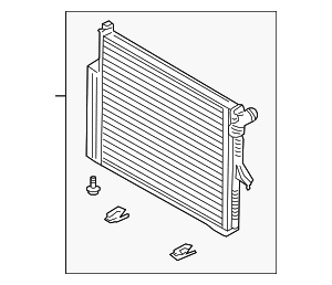 Radiator - Volkswagen (7L6-121-253-E)