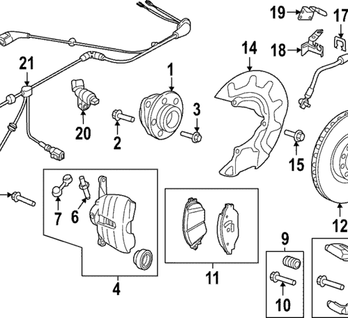 Brake Lining - Volkswagen (3Q0-698-151-K)