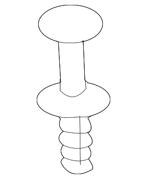 Quarter Panel Splash Shield Screw - BMW (07-11-9-905-507)