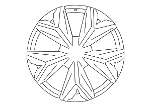 Wheel, Alloy - Volkswagen (3QF-601-025-AF-AX1)
