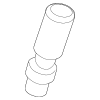 HVAC Heater Hose Connector - Audi (4K0-819-334-M)
