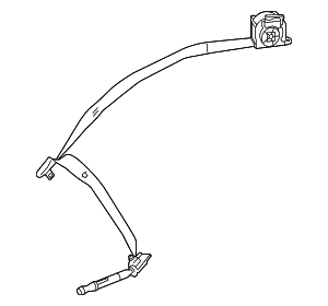 Outer Belt Assembly - Mercedes-Benz (222-860-11-85-8R93) Outer Belt Assembly - Mercedes-Benz (222-860-11-85-8R93)