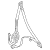 Seat Belt Lap And Shoulder Belt - Audi (4M0-857-706-AD-V04)