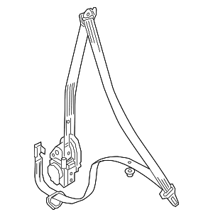 Seat Belt - Audi (4M0-857-706-AJ-GLE)