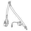Seat Belt Assembly - Audi (8W0-857-706-J-JXE)