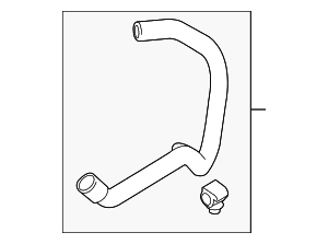 Connector Hose - Volkswagen (5C0-122-157-C)