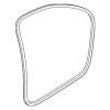 Weather-Strip On Body - Audi (4M0-831-721-D)