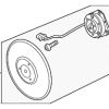 Fan & Motor - Audi (4H0-959-455-AF)