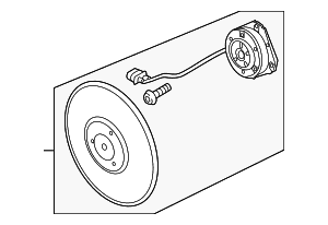Fan & Motor - Audi (4H0-959-455-AF)