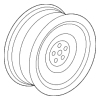 Spare Wheel - Volkswagen (7B0-601-027-A)