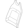 Seat Back Cover - BMW (52-10-7-365-689)