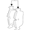 Brake Pads Front - BMW (34-11-6-783-554)