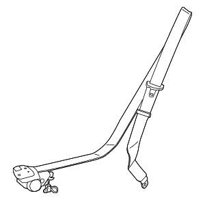 Seat Belt Assembly - BMW (72-11-7-348-101)