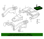 33161ac66b182b985e473d0ed1c5c4a5 Air Filter - Mercedes-Benz (137-094-01-04)