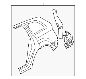 Quarter Panel - Audi (8R0-809-837)