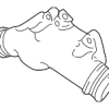 Engine Coolant Thermostat Housing - BMW (11-53-1-722-531)