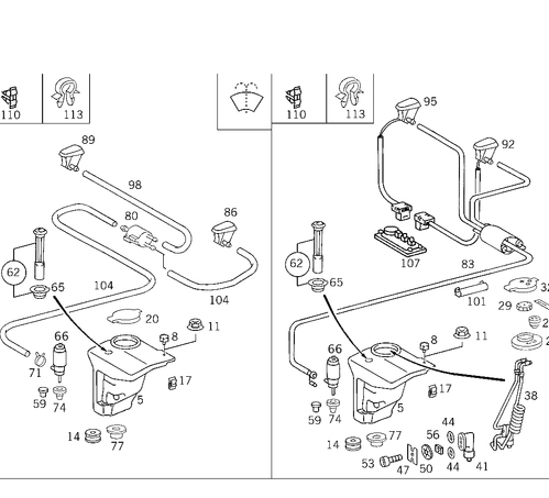Heater - Mercedes-Benz (202-830-02-61)