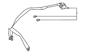 Center Seat Belt - Mercedes-Benz (167-860-16-00-9C94)