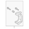 Disc Brake Caliper Bracket - Audi (4M8-615-426-SQ5)