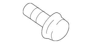 Interior Quarter Panel Trim Panel Bolt - Audi (N-911-809-01)
