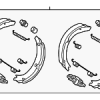 Parking Brake Shoe - Mercedes-Benz (005-420-36-20)