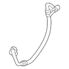 Suction Hose - BMW (64-50-9-241-352)