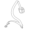 Lap & Shoulder Belt - Audi (427-857-705-G-V04)