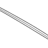 Glass Weather-Strip - BMW (54-10-7-493-149)