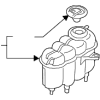 Engine Coolant Reservoir - Audi (4K0-121-405-AB)