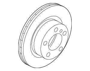 Disc Brake Rotor Front - BMW (34-11-8-848-417)
