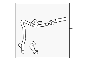 Engine Coolant Pipe - Audi (04L-121-070-AB)