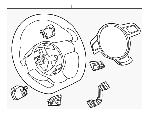 Steering Wheel - Audi (8T0-419-091-G-NOQ)