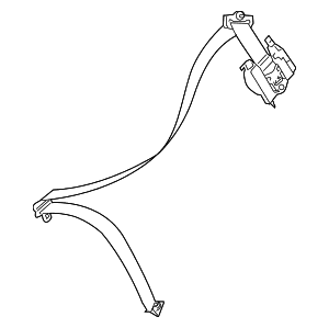 Lap & Shoulder Belt - Mercedes-Benz (216-860-10-85-8K64)