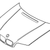 Hood - BMW (41-61-8-238-461)