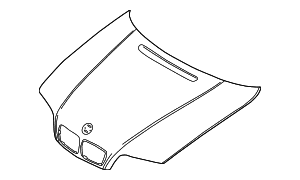 Hood - BMW (41-61-7-042-893)