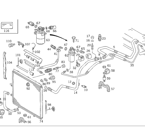 Seal - Mercedes-Benz (140-835-01-98)